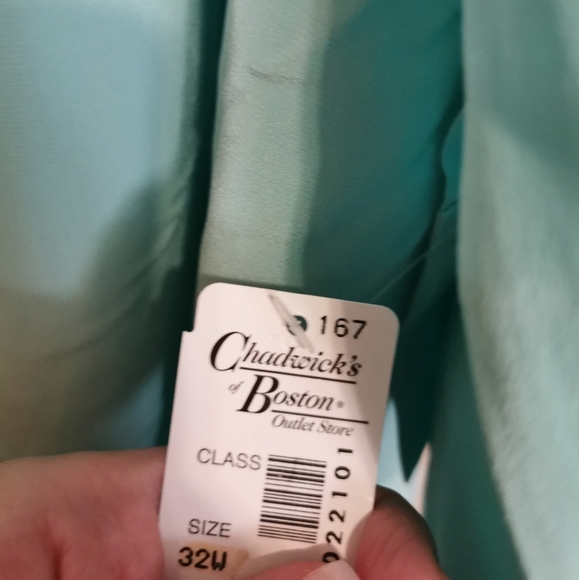 100% silk blouse vintage size 32W bnwt - Picture 13 of 14